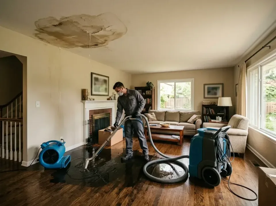 attic-pipe-burst-ceiling-drip-008 — frequently asked questions, Water Damage Restoration & Carpet Care in Burlington, WI